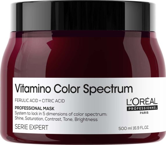 L’Oréal Professionnel Vitamino Color Spectrum Hydratační maska pro barvené vlasy – hloubková péče a lesk 500 ml