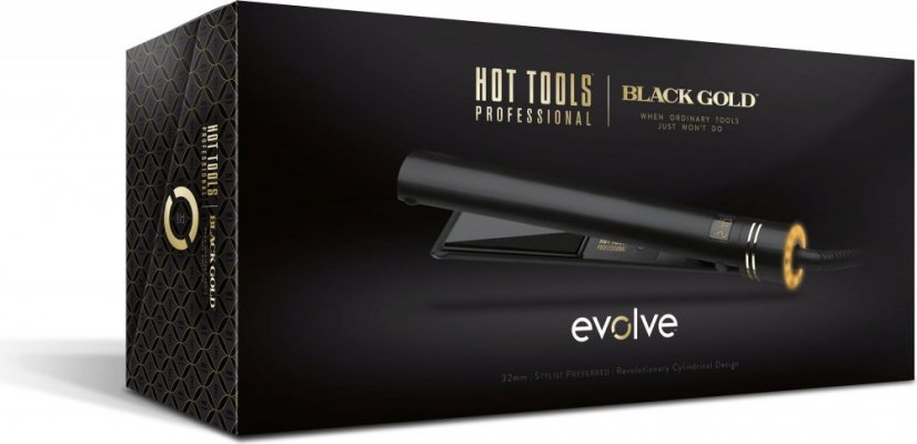 Profesionálna žehlička na vlasy Hot Tools Evolve Black Gold Styler