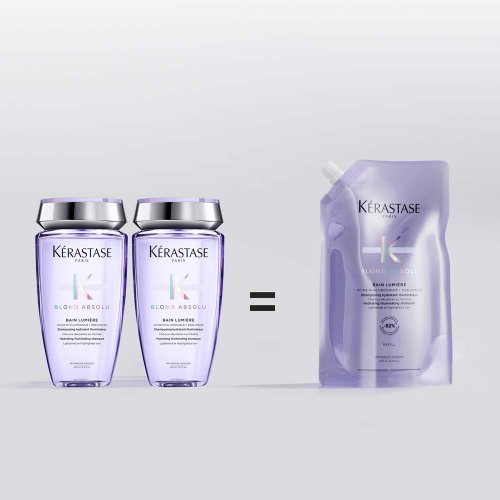 Kérastase Blond Absolu Bain Lumiere Refill Pouch pro zesvětlené vlasy (náplň) 500 ml