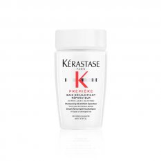 Kérastase Première Bain Décalcifiant Réparateur obnovující odvápňující šamponová lázeň pro poškozené vlasy cestovní balení 80 ml