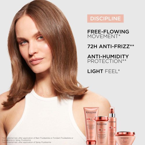 Kérastase Discipline sada Bain Fluidealiste 250 ml + Fondant 200 ml + Keratine Termique 150 ml
