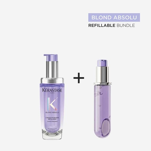 Kérastase Blond Absolu L'huile Cicagloss Refillable Intenzivní vyživující olej (doplniteľný) 75 ml