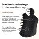 Tangle Teezer Scalp Brush Black – exfoliačná a masážna kefa na pokožku hlavy