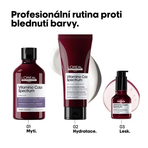 L’Oréal Professionnel Vitamino Color Spectrum Purple Silber-Shampoo für blondes Haar 300 ml