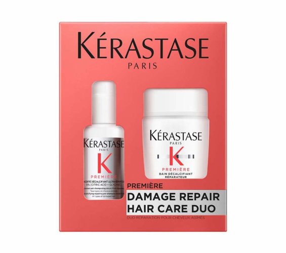 Kérastase Première Discovery DUO Set pro poškozené vlasy – předšamponová péče 45 ml + šampon 80 ml