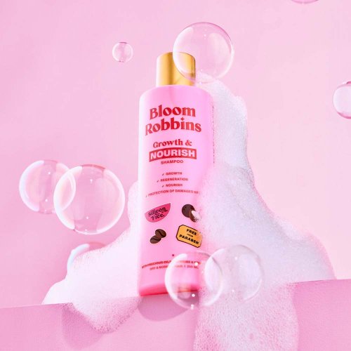 Bloom Robbins Growth & Nourish Shampoo für Nährstoffversorgung und Haarwachstum 250 ml