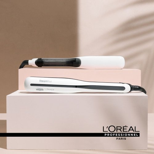 L'Oréal Professionnel Steampod 3.0 professionelle Dampfbügel-Haarglätter + Steampod Serum 2x2 ml