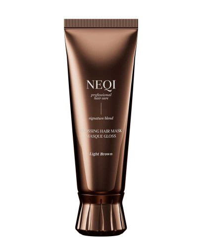 NEQI Glossing Mask Light Brown Tönungsmaske für hellbraunes Haar 120 ml