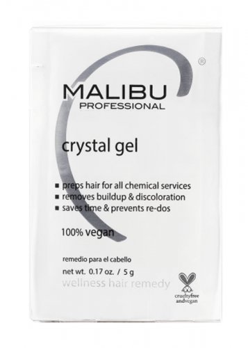 Malibu C Crystal Gel pro odstranění násnosů minerálů ve vlasech sáček Crystal Gel (Box sáčků 12x 5g)