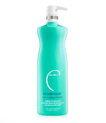 Malibu C Miracle Repair with Cooling Menthol – Rekonstruierende Menthol-Haarkur 1000 ml