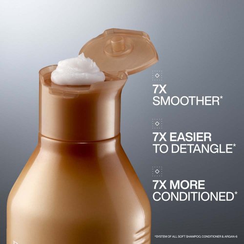 Redken All Soft dárková sada pro suché a křehké vlasy – šampon 300 ml + kondicionér 300 ml + péče 150 ml