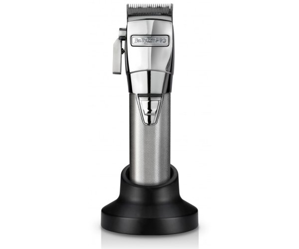 BABYLISS PRO FX8700E Profesionálny strihací strojček na vlasy strieborný 45 mm