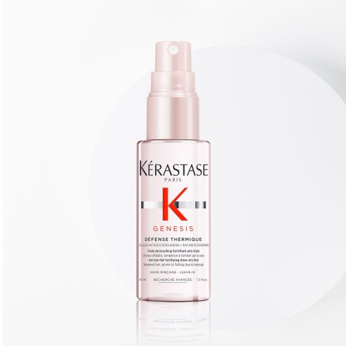Kérastase Genesis Discovery Set proti padaniu vlasov – šampón Bain Hydra-Fortifiant 80 ml + kondicionér Fondant Renforçateur 75 ml + fluid Défense Thermique 45 ml