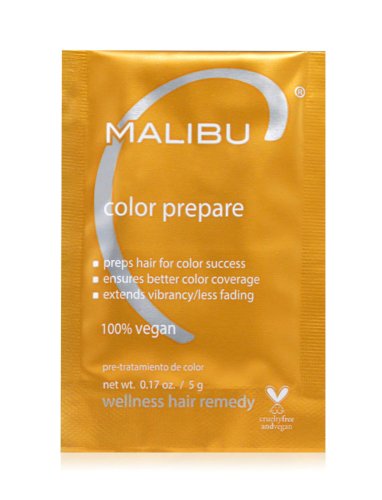 Malibu C Color Prepare – Profesionální ošetření před barvením vlasů s aktivním vitaminem C (1 ks 5 g)