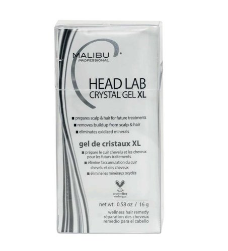 Malibu C Crystal Gel XL – Profesionální detoxikační kúra pro vlasy a pokožku hlavy (BOX 6 × 16 g)