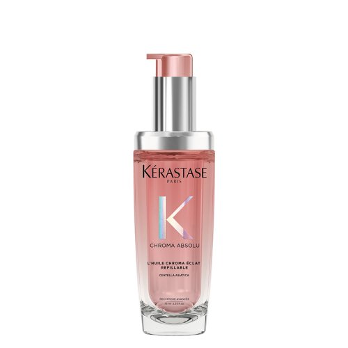 Kérastase Chroma Absolu L'huile Chroma Éclat Refillable olej pro lesk a vůni barvených vlasů (doplnitelný) 75 ml
