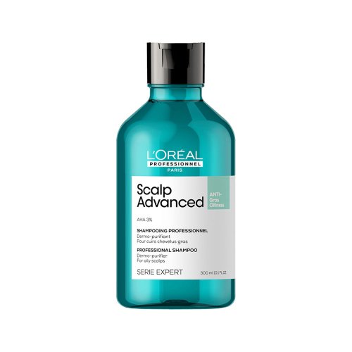 L'Oréal Professionnel Scalp Advanced Anti-Oiliness Dermo-purifier shampoo 300 ml – šampón na mastnú pokožku hlavy