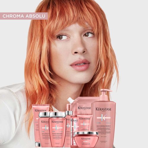 Kerastase Chroma Absolu darčeková sada na farbené vlasy Bain Chroma Riche 250 ml + maska 200 ml + sérum 150 ml