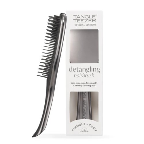 Tangle Teezer The Ultimate Detangler Chrome Midnight Silver – kefa na rozčesávanie mokrých vlasov bez ťahania