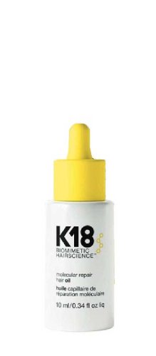 K18 Molecular Repair Hair Oil – Ľahký posilňujúci olej na opravu vlasov 10 ml