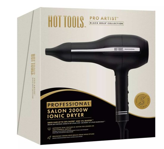 Hot Tools Black Gold Turbo Power AC Dryer – profesionálny ionizačný fén 2000W