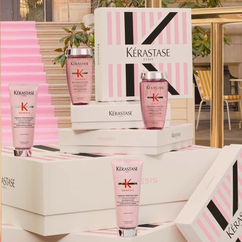 Kérastase Genesis Frühling Geschenkset gegen Haarausfall Bain Hydra-Fortifiant 250 ml + Fondant Renforçateur 200 ml