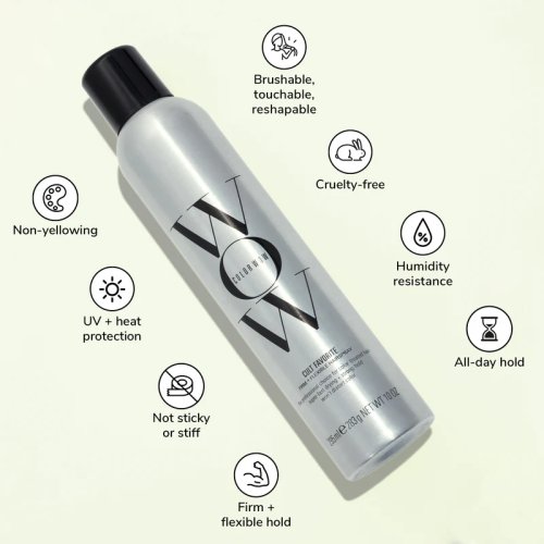 Color Wow Cult Favorite Firm + Flexible Hairspray – Professionelles Haarspray mit flexiblem Halt 255 ml