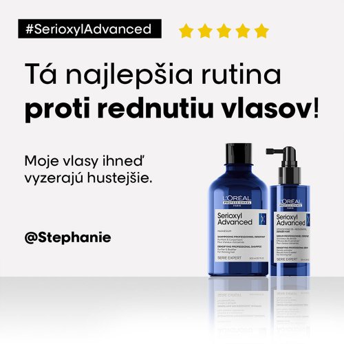 Serioxyl Advanced Bodyfying šampón pre dodanie hustoty vlasov 500 ml