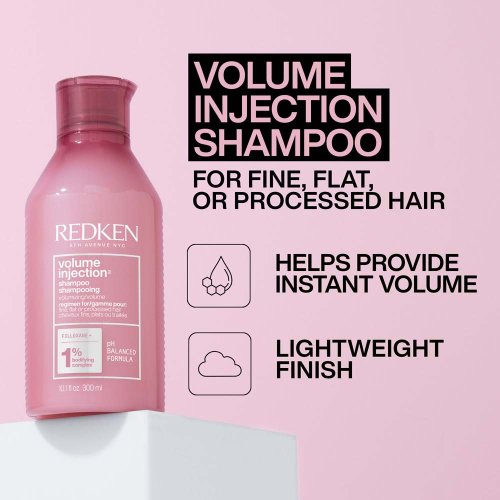 Redken Volume Geschenkset für feines Haar Volumenshampoo 300 ml + Conditioner 300 ml + Multifunktionspflege One United 150 ml