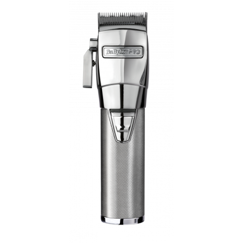 BABYLISS PRO FX8700E Profesionálny strihací strojček na vlasy strieborný 45 mm