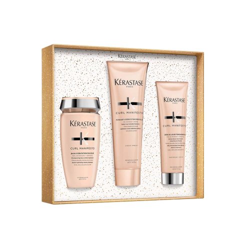 Kérastase Curl Manifesto Geschenkset für welliges und lockiges Haar Shampoo 250 ml + Haarspülung 250 ml + Pflege 150 ml