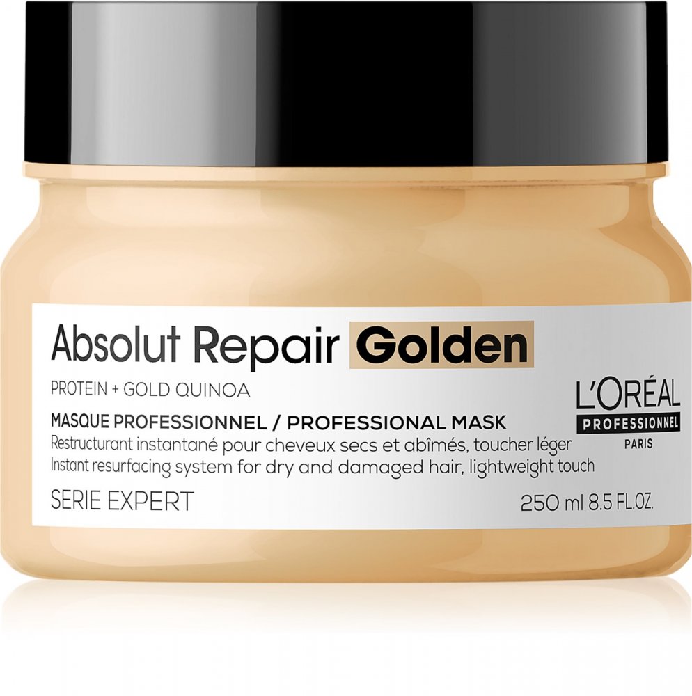 Levně L’Oréal Professionnel Serie Expert Absolut Repair Golden 250ml – Zlatá regenerační maska pro poškozené vlasy