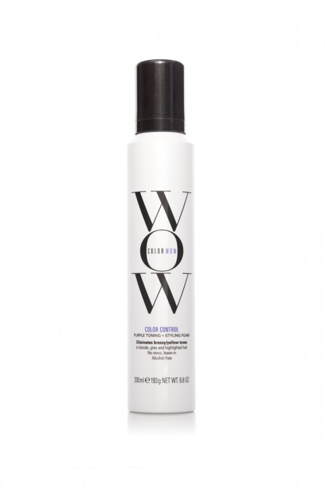 Levně Color Control Purple Toning and Styling Foam, Pěna pro blond vlasy 200 ml