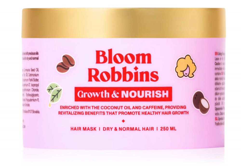 Levně Bloom Robbins Growth & Nourish – Vyživující maska na regeneraci a růst vlasů 250 ml