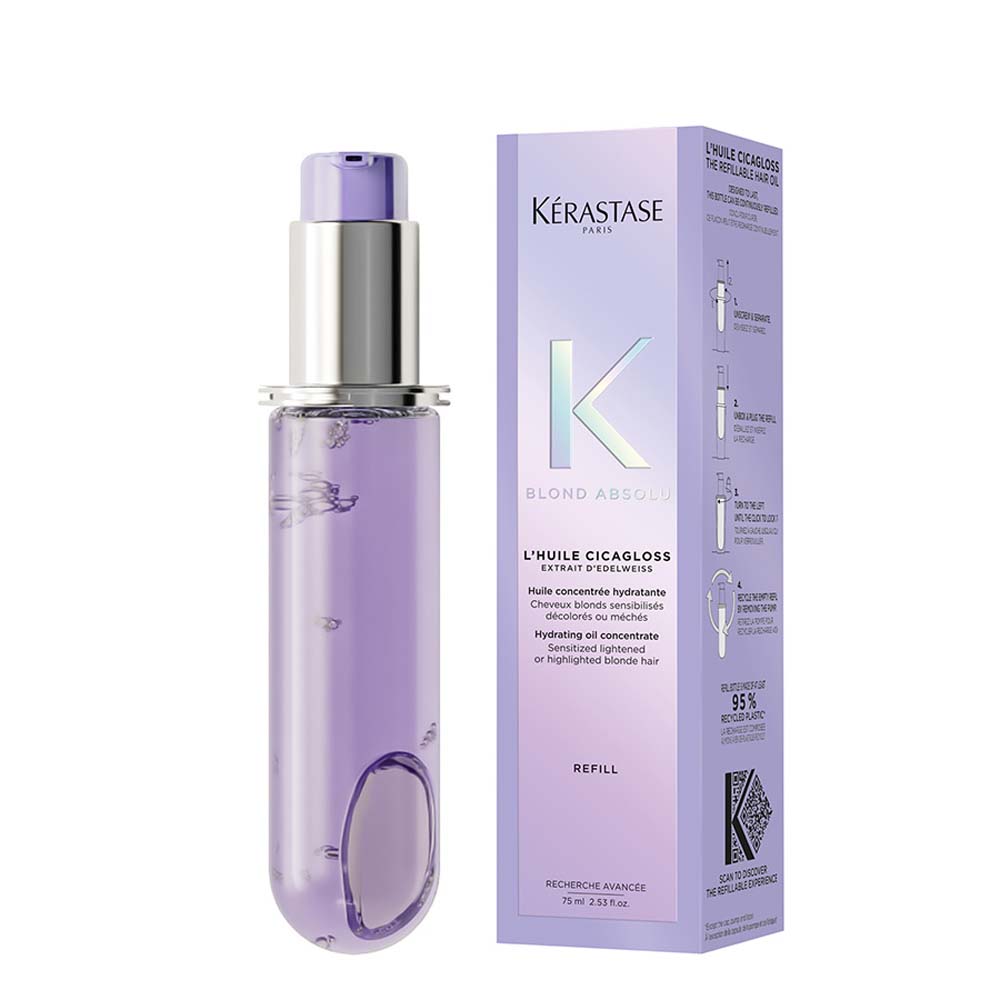 Levně Kérastase Blond Absolu L'huile Cicagloss Refill Intenzivní vyživující olej (náplň) 75 ml
