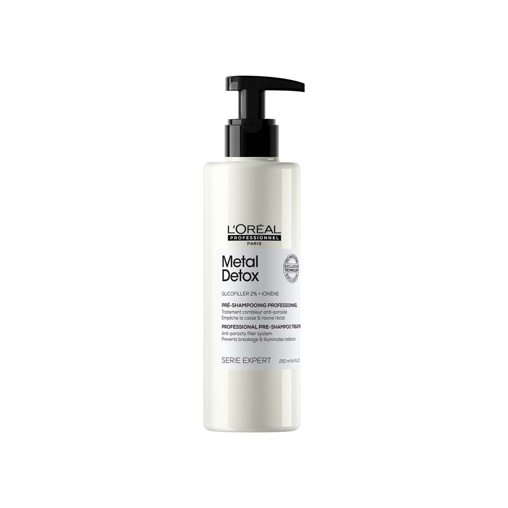 Levně L’Oréal Professionnel Serie Expert Metal Detox pre-shampoo treatment 250 ml – předšamponová péče proti lámavosti