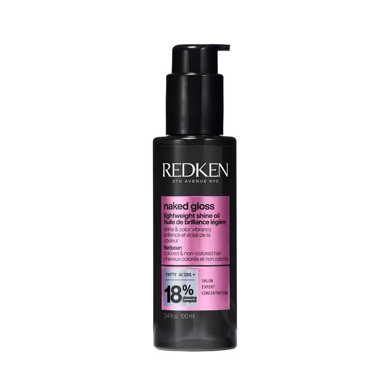 Levně Redken Naked Gloss – lehký vlasový olej pro zářivý lesk, hydrataci a ochranu barvy 100 ml