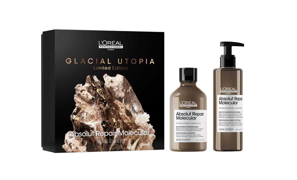 Levně L'Oréal Professionnel Serie Expert Absolut Repair Molecular Duo sada pre poškodené vlasy šampon 300 ml + sérum 250 ml