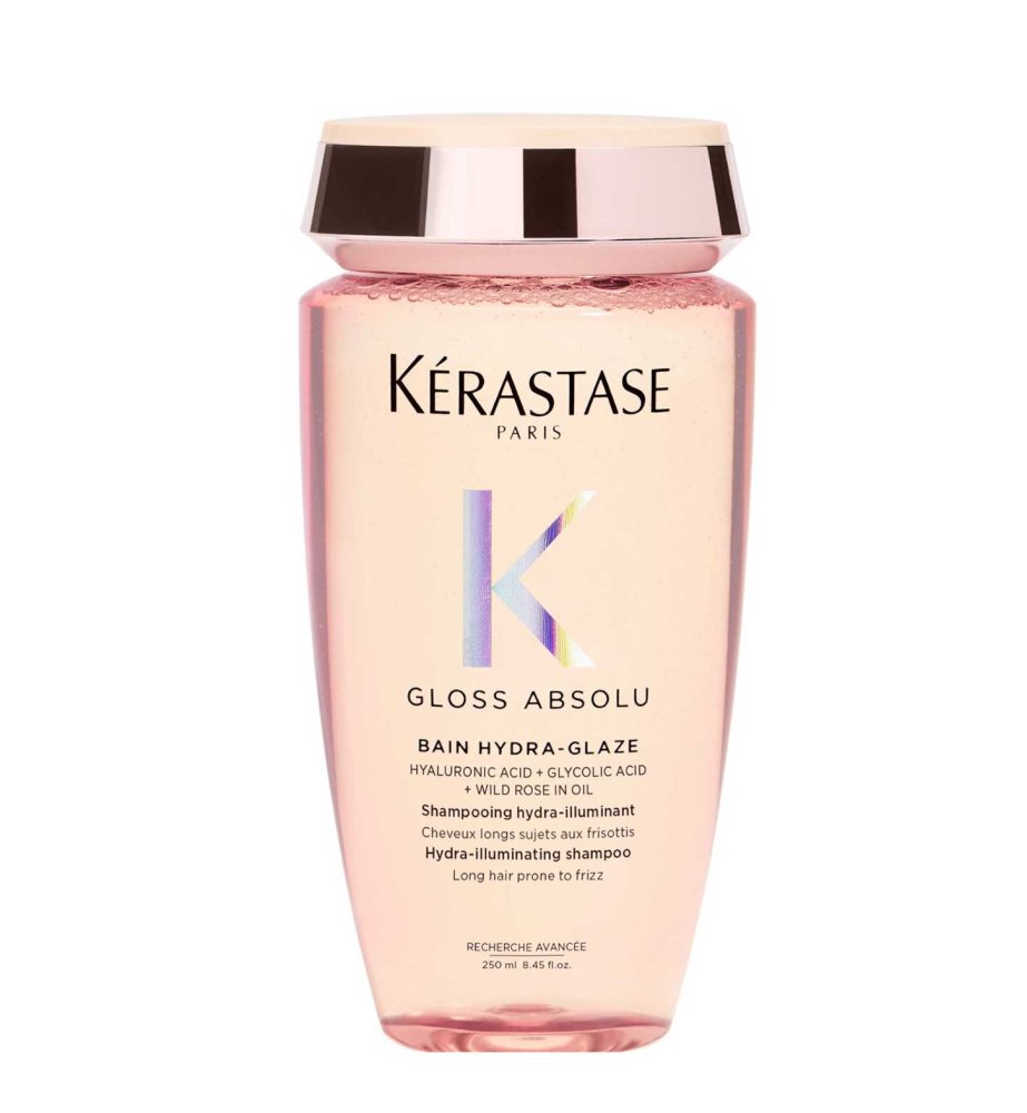 Levně Kérastase Gloss Absolu Bain Hydra-Glaze hydratačně-rozjasňující šampon proti krepovatění vlasů 250 ml