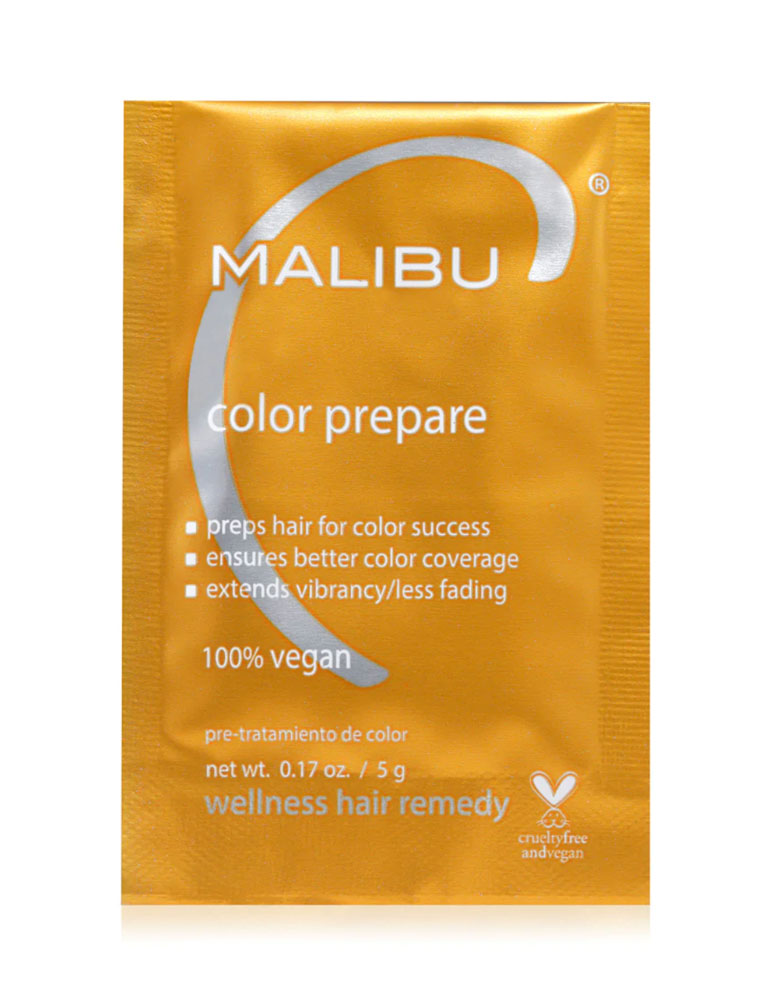 Levně Malibu C Color Prepare – Profesionální ošetření před barvením vlasů s aktivním vitaminem C (1 ks 5 g)
