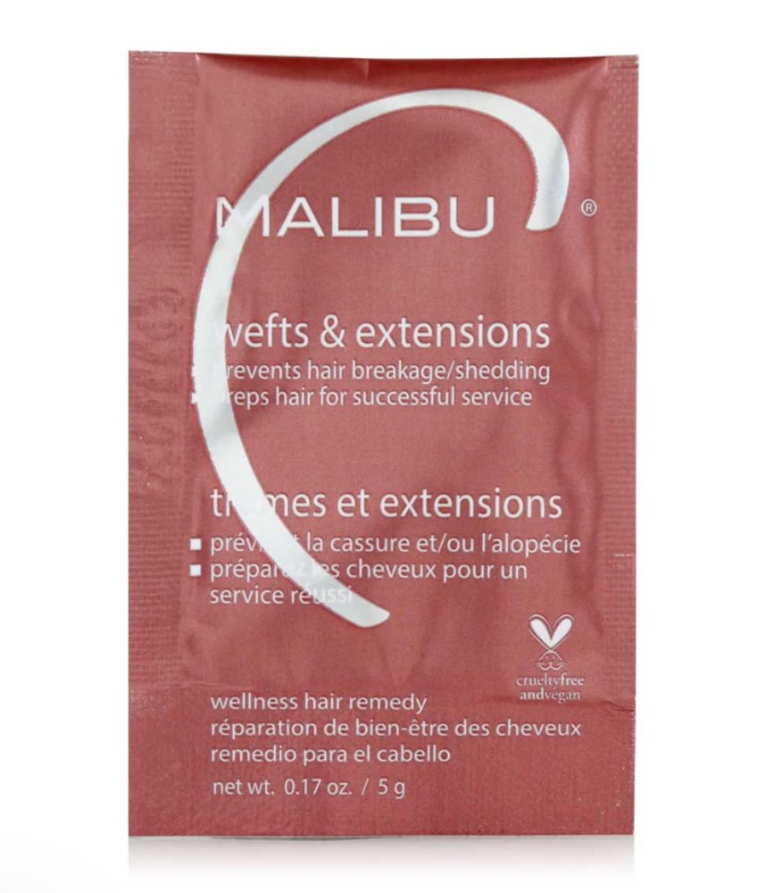 Levně Malibu C Wefts & Extensions Hair Remedy – péče o prodloužené vlasy 1 sáček