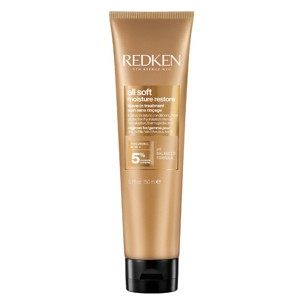 Levně Redken All Soft Moisture Restore bezoplachová péče pro dlouhotrvající hydrataci a hekbost 150 ml