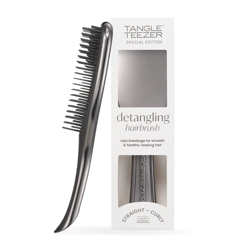 Levně Tangle Teezer The Ultimate Detangler Chrome Midnight Silver – kartáč na rozčesávání mokrých vlasů bez tahání